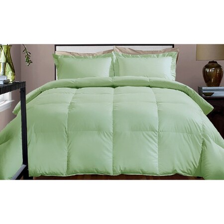Club Le Med 800 TC Solid Down Alternative Comforter, Sage, Twin 123613